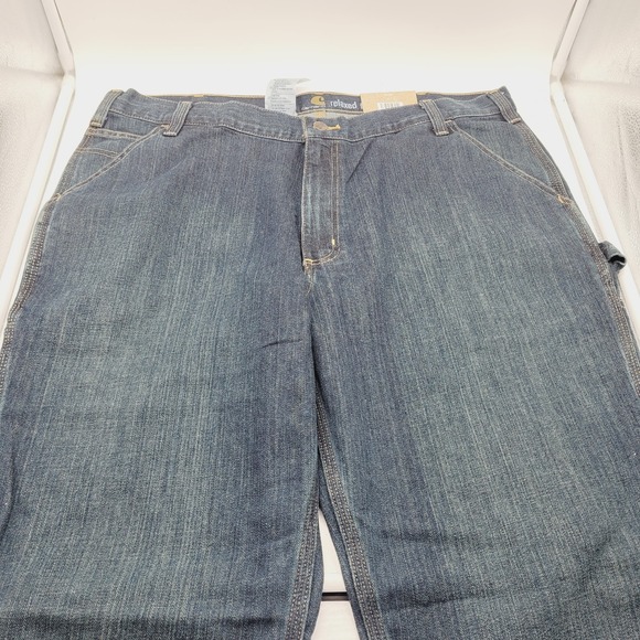 Carhartt Holter Dungaree –‎ Men's Relaxed Fit Canvas Work Pants – 40W x 34L - Picture 7 of 7